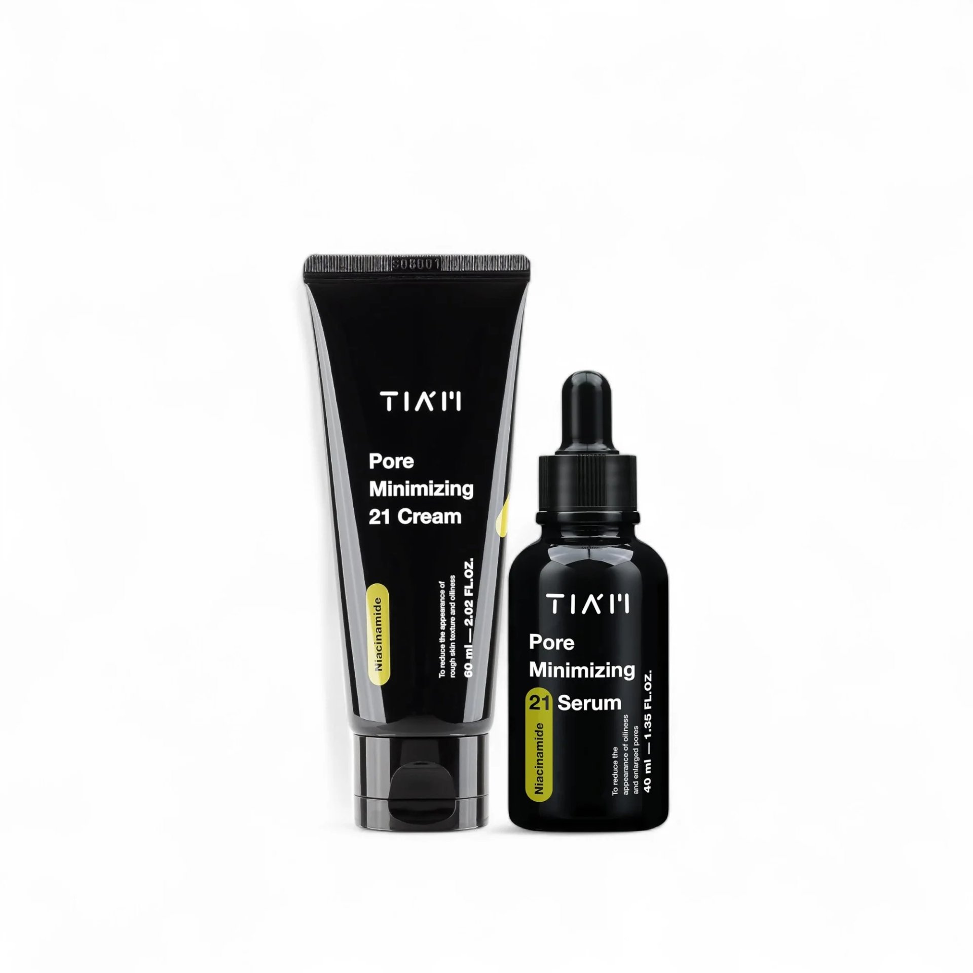 Tiam Pore Minimizing 21 Serum and Cream Combo - Kbazar Korean Cosmetics Store