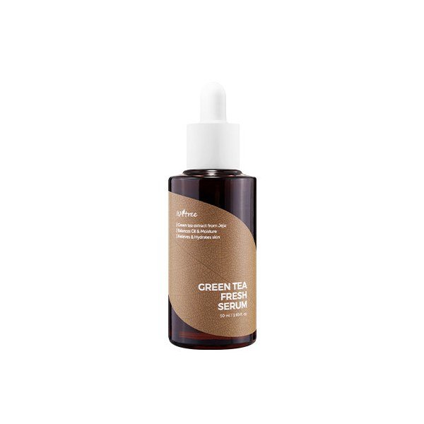 Isntree Green tea Fresh Serum 50ml - Kbazar - Korean Cosmetics Store