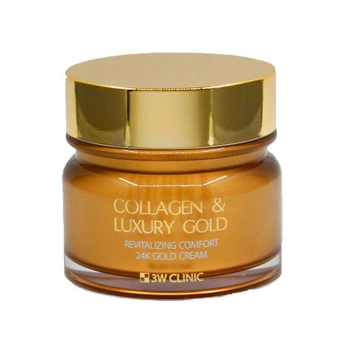 3W Clinic Collagen And Luxury Gold Cream 100ml - Kbazar Korean Cosmetics Store