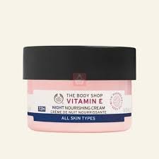 The Body Shop Vitamin E Nourishing Night Cream 72H 50ml - Kbazar - Korean Cosmetics Store