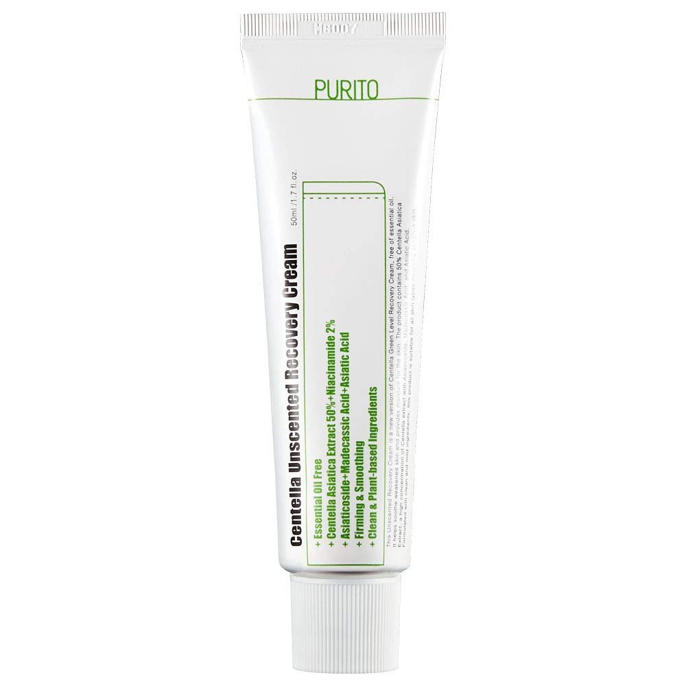 PURITO Centella Unscented Recovery Cream 50ml - Kbazar - Korean Cosmetics Store