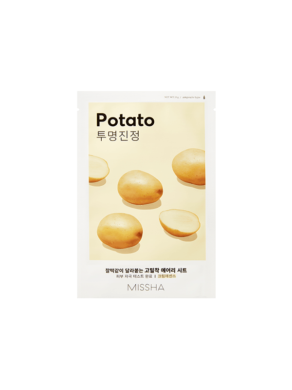 Missha Airy Fit Sheet Mask (Potato) - Kbazar Korean Cosmetics Store