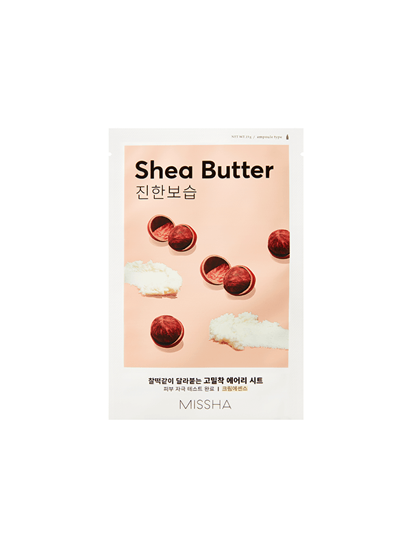 Missha Airy Fit Sheet Mask (Shea Butter) - Kbazar - Korean Cosmetics Store