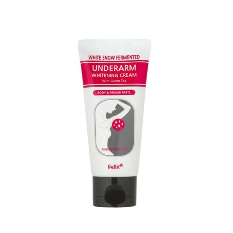 Nella White Snow Fermented Underarm Whitening Cream With Green Tea 50ml - Kbazar - Korean Cosmetics Store