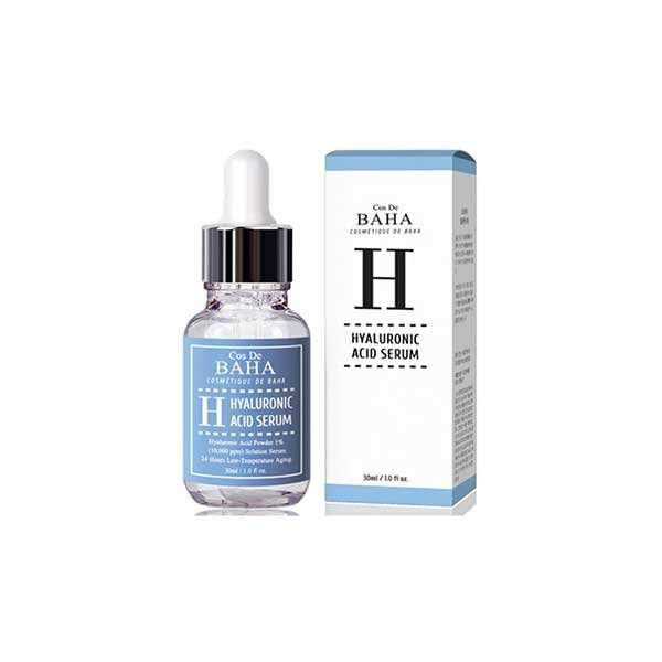 Cos De BAHA Hyaluronic Acid Serum (H) 30ml - Kbazar - Korean Cosmetics Store