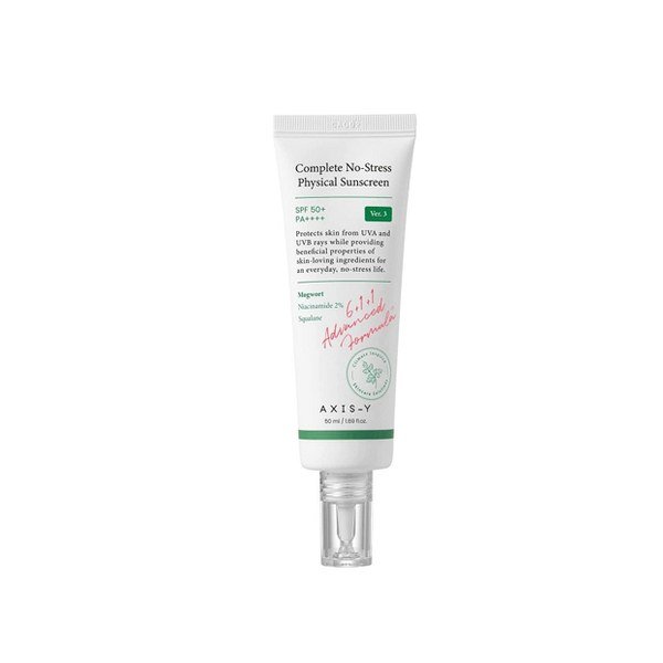 Axis-Y Complete No-Stress Physical Sunscreen 50ml - Kbazar - Korean Cosmetics Store
