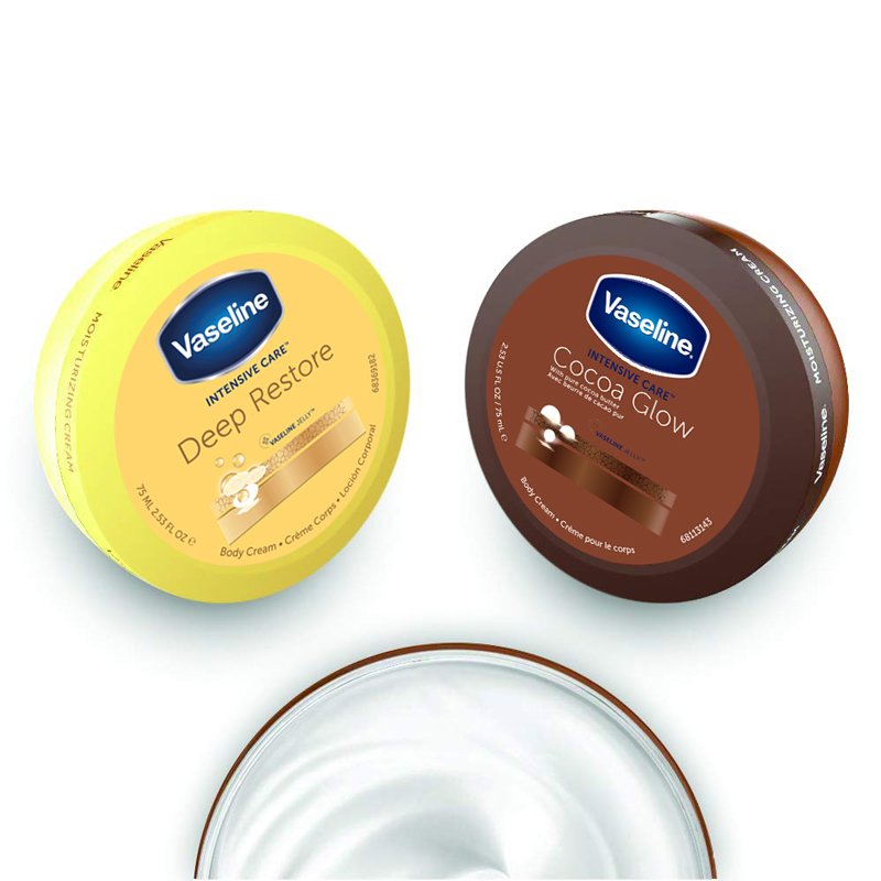 Vaseline Intensive Care Cocoa Glow Body Cream - Kbazar - Korean Cosmetics Store