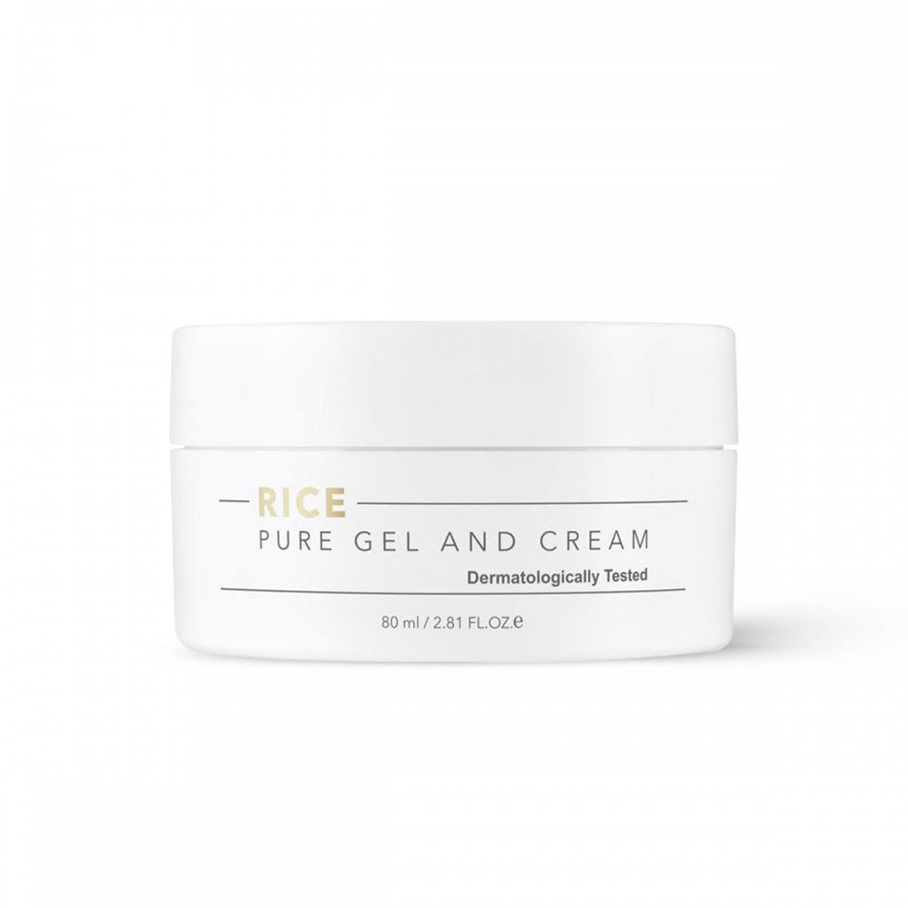 Thank you farmer Rice Pure 2-IN-1 Gel and Cream 80ml - Kbazar - Korean Cosmetics Store