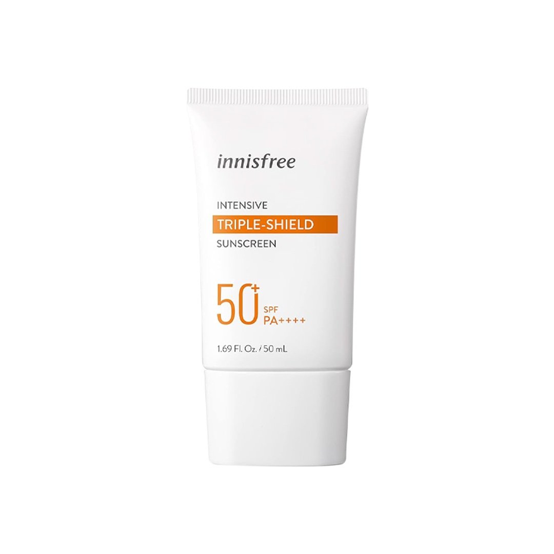 Innisfree Intensive Triple-Shield Sunscreen SPF50+ PA++++ 50ml - Kbazar Korean Cosmetics Store