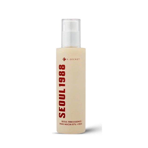 KSecret Seoul 1988 Essence: Snail Mucin 97% + Rice 100ml - Kbazar Korean Cosmetics Store
