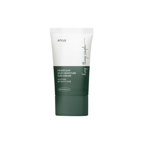 ANUA Heartleaf Silky Moisture Sunscreen 50ml - Kbazar - Korean Cosmetics Store