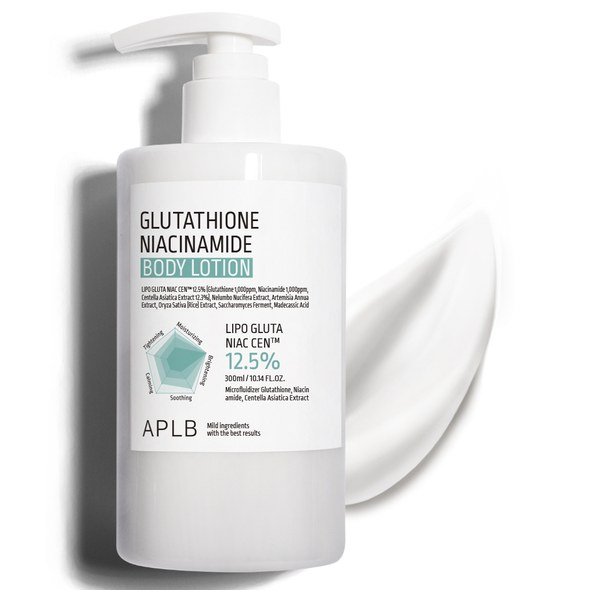 APLB Glutathione Niacinamide Body Lotion 300ml - Kbazar - Korean Cosmetics Store