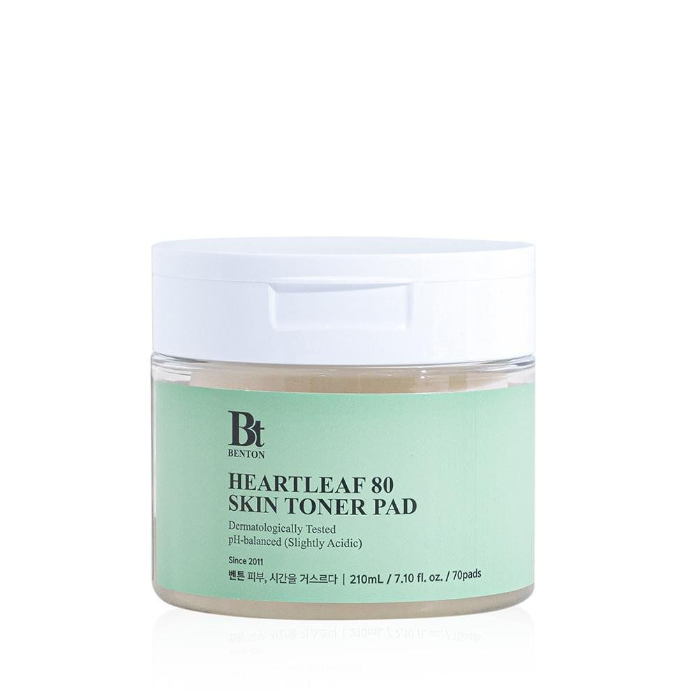 Benton Heartleaf 80 Skin Toner Pad (70pads) toner, face mist or essence price in Bangladesh at Kbazar