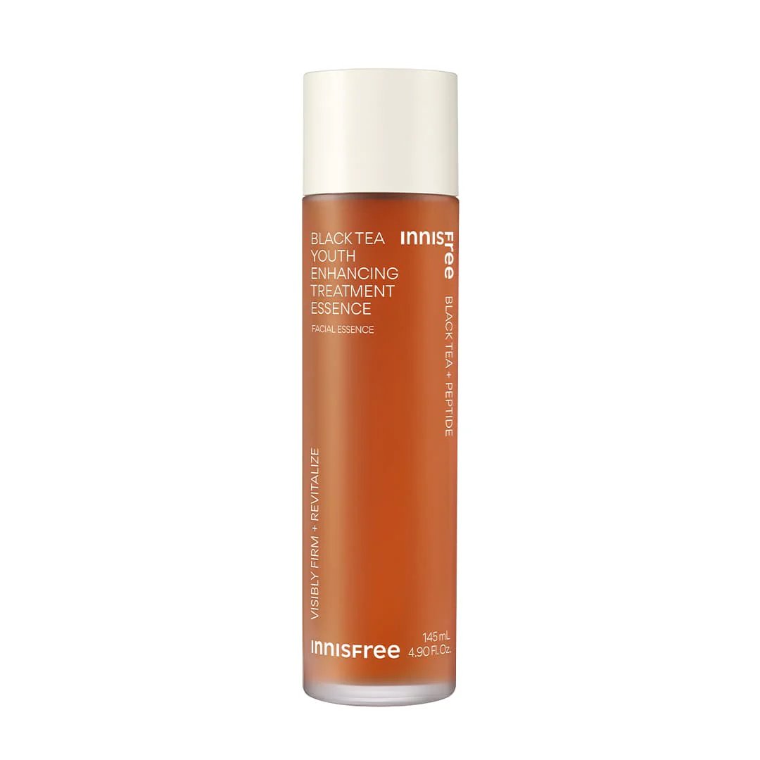 Innisfree Black Tea Youth Enhancing Treatment Essence 145 mL - Kbazar Korean Cosmetics Store