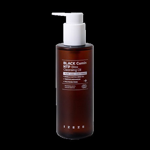 IZEZE Black Cumin NTP Bliss Cleansing Oil 200ml - Kbazar - Korean Cosmetics Store