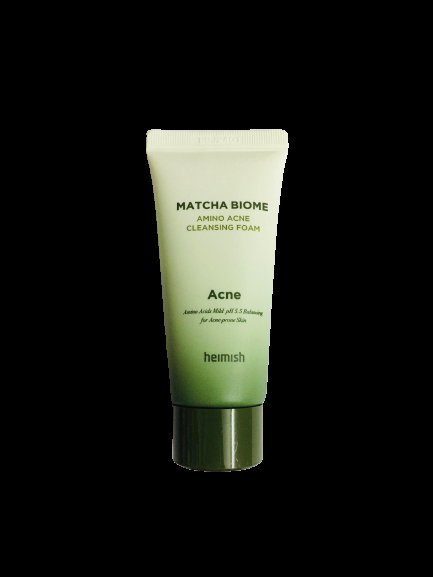 Heimish Matcha Biome Amino Acne Cleansing Foam 30ml - Kbazar - Korean Cosmetics Store