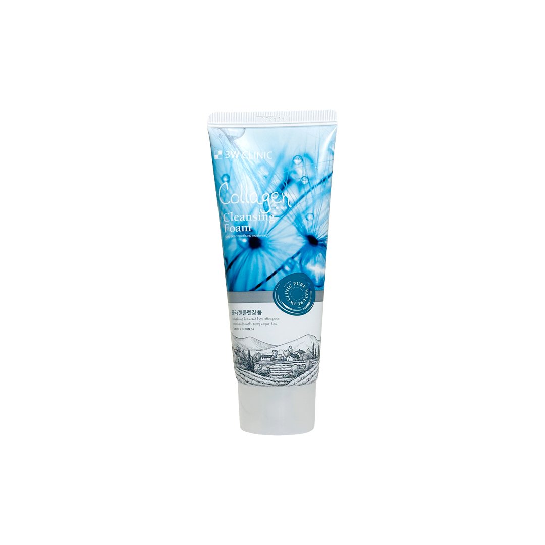 3W Clinic Collagen Cleansing Foam 100 ml face cleanser or face wash price in Bangladesh at Kbazar