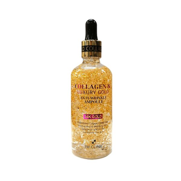 3W Clinic Collagen & Luxury 24K Gold Anti Wrinkle Ampoule 55ml Price in Bangladesh | Kbazar