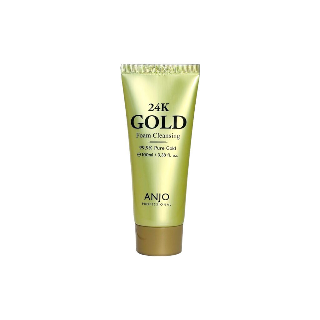 Anjo Professional 24K Gold Foam Cleansing 100 ml - Kbazar - Korean Cosmetics Store