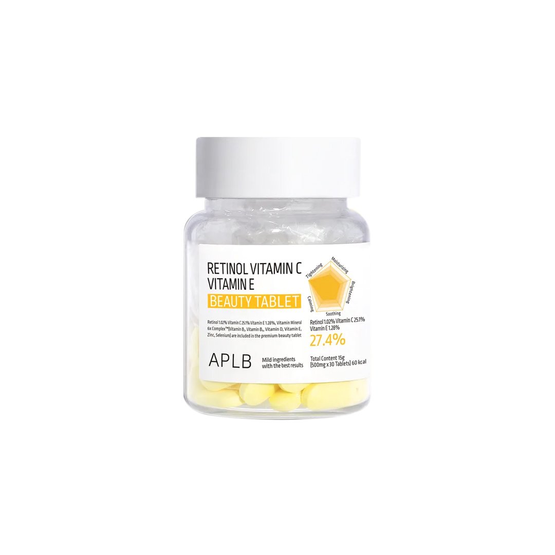 Aplb Retinol Vitamin C Vitamin E Beauty Tablet 30 Pcs Price in Bangladesh | Kbazar