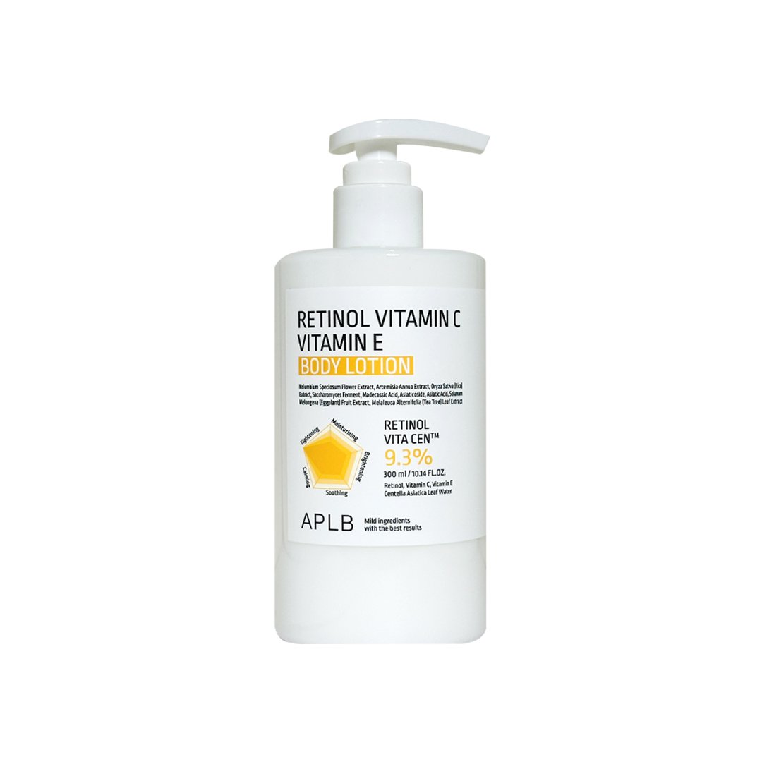 Aplb Retinol Vitamin C Vitamin E Body Lotion 300 ml - Kbazar - Korean Cosmetics Store