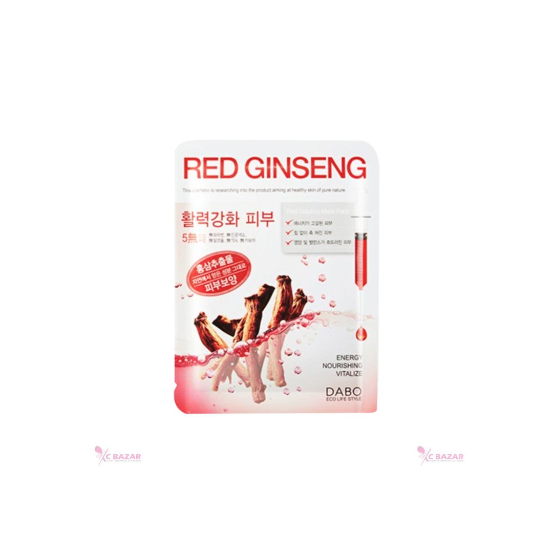 Dabo First Solution Mask Pack 23 g - RED GINSENG - Kbazar - Korean Cosmetics Store