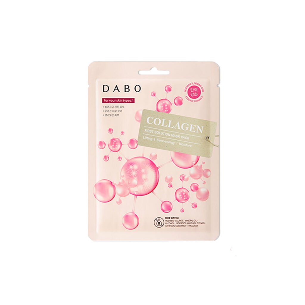 Dabo First Solution Mask Pack (Sheet Mask) – COLLAGEN - Kbazar - Korean Cosmetics Store