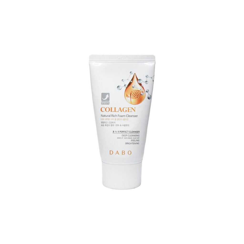 Dabo Natural Rich Foam Cleanser – Collagen 60 ml face cleanser or face wash price in Bangladesh at Kbazar