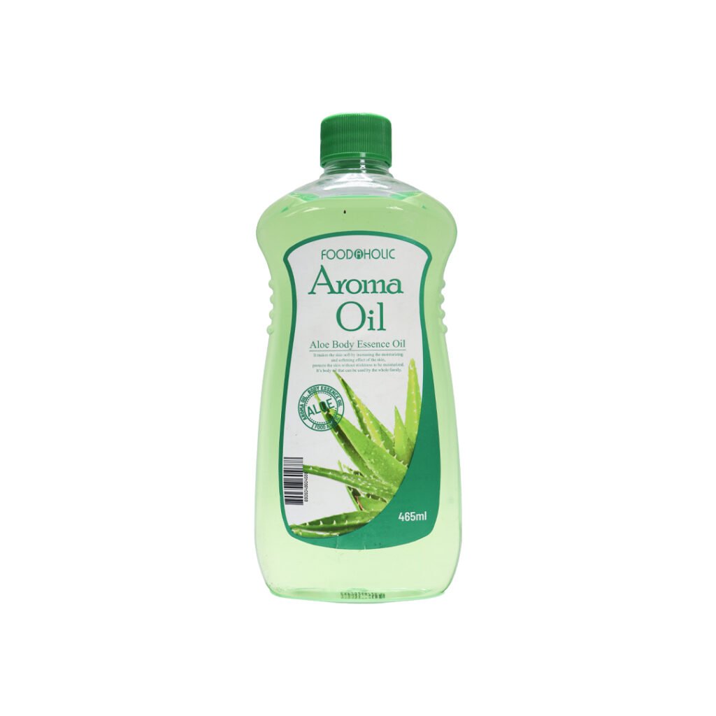 Foodaholic Aroma Oil Aloe Body Essence Oil 465ml - Kbazar - Korean Cosmetics Store