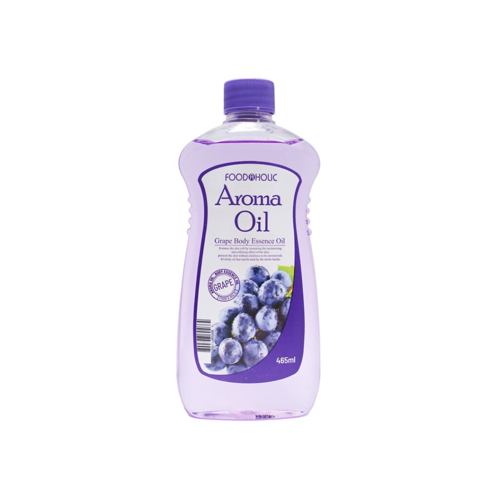 Foodaholic Aroma Oil Grape Body Essence Oil 465ml - Kbazar - Korean Cosmetics Store
