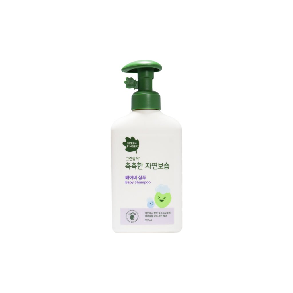Green Finger Chokchok Natural Moisturizing Baby Shampoo 320 ml - Kbazar Korean Cosmetics Store