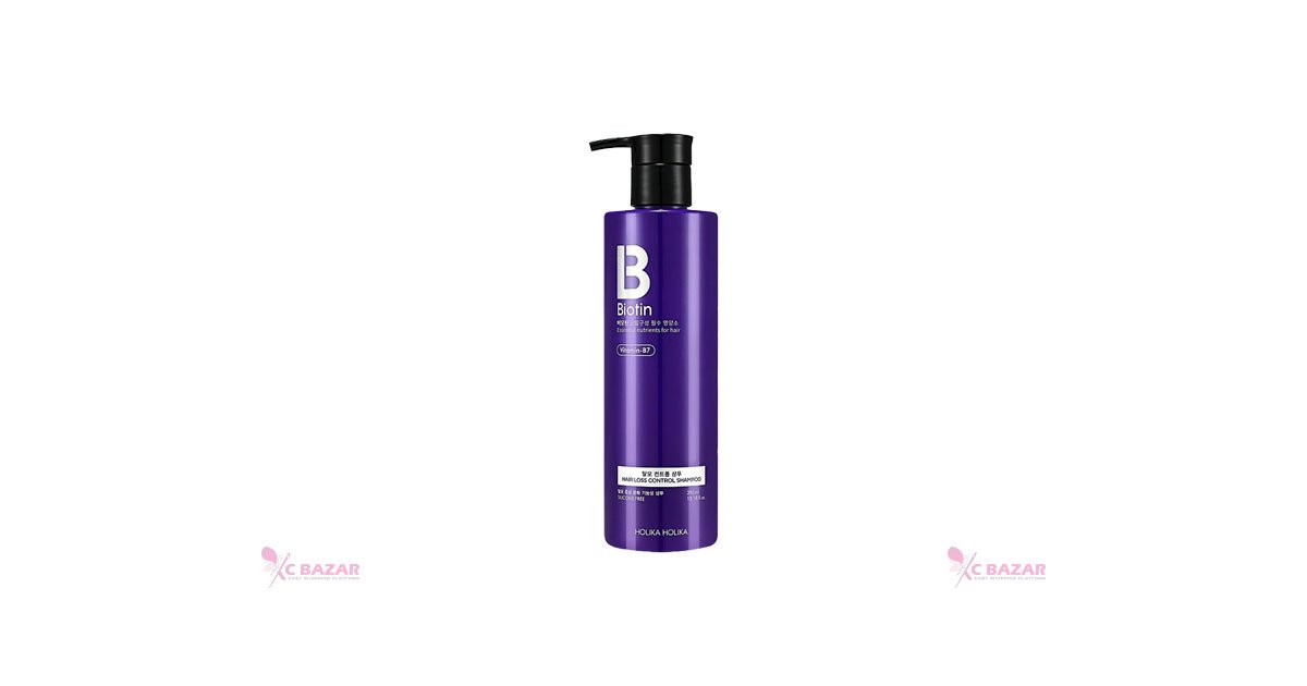 Holika Holika B Biotin Hair Loss Control Shampoo 390 ml - Kbazar - Korean Cosmetics Store