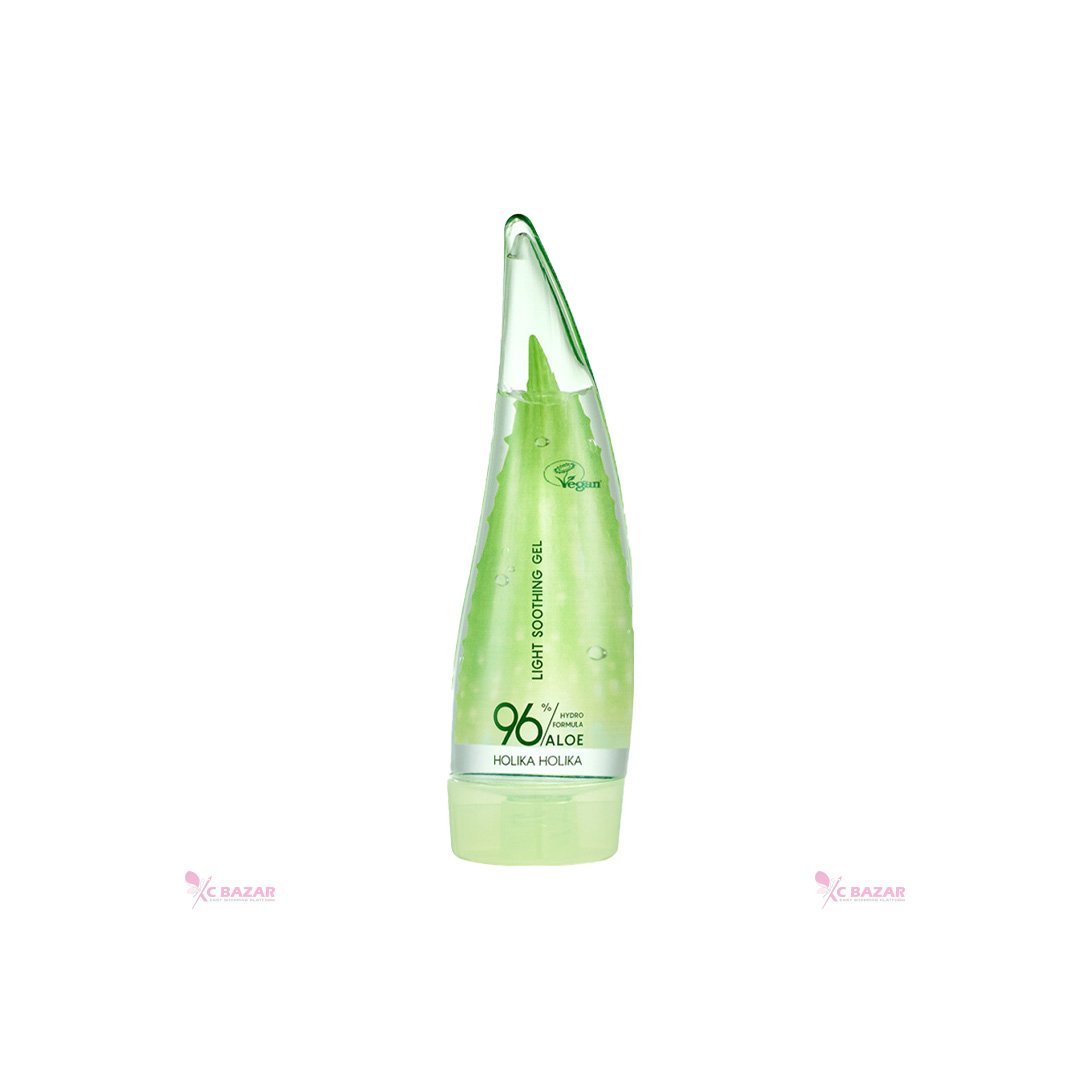 Holika Holika 96% Aloe Light Soothing Gel 55ml - Kbazar Korean Cosmetics Store