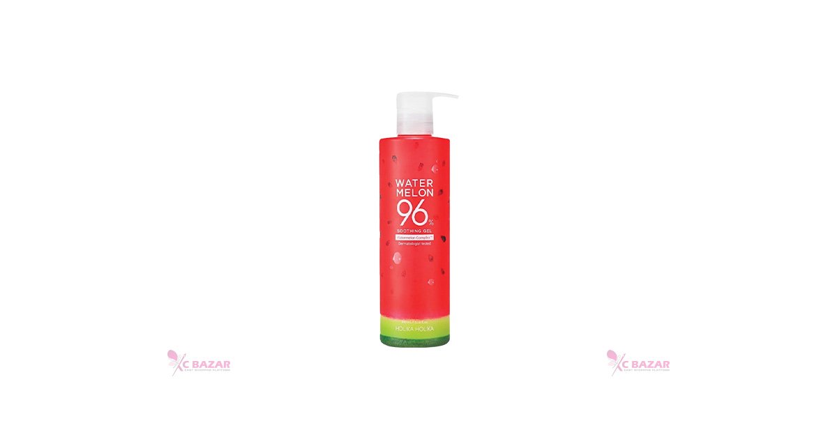 Holika Holika Watermelon 96% Soothing Gel 390 ml - Kbazar Korean Cosmetics Store