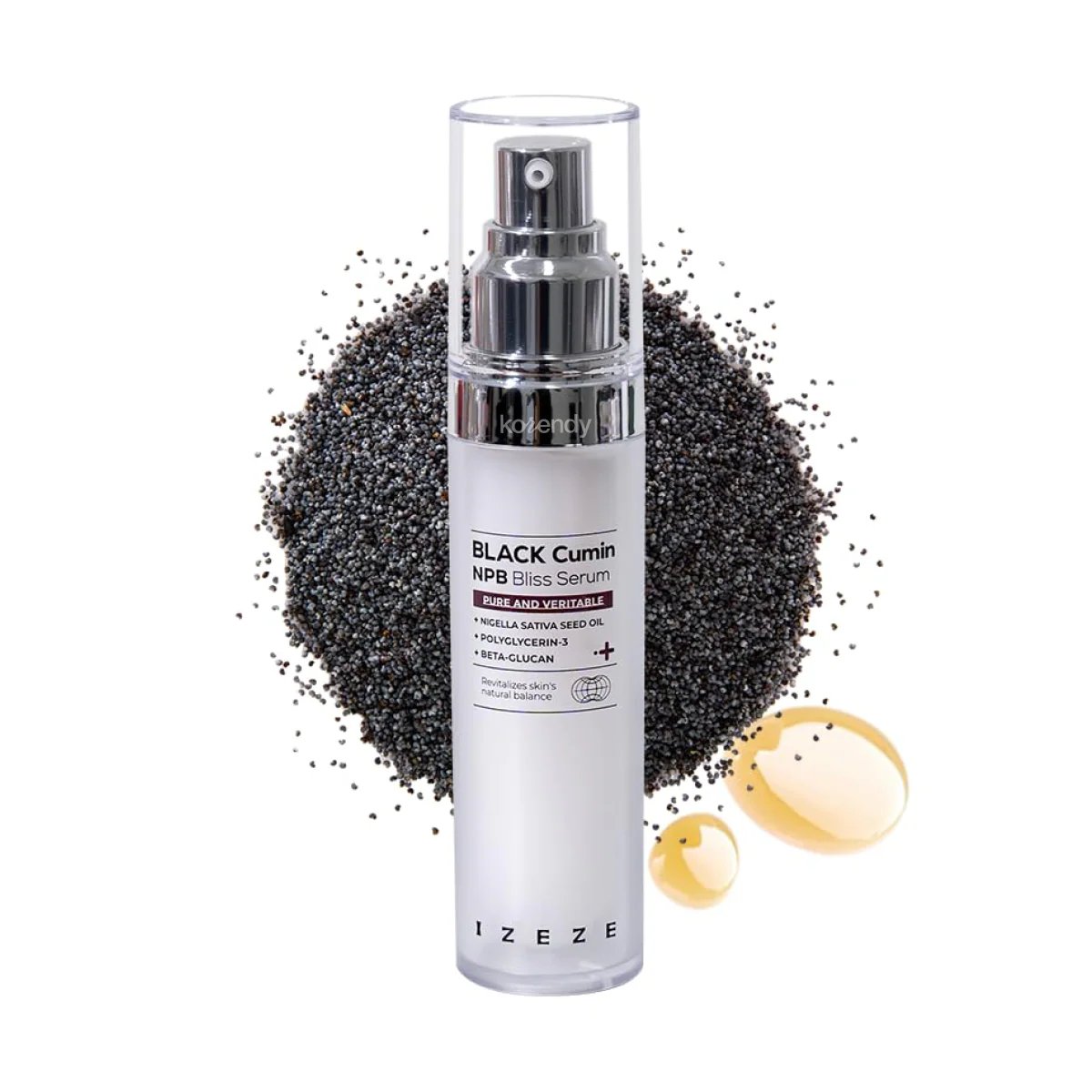 IZEZE Black Cumin NPB Bliss Serum 30ml - Kbazar - Korean Cosmetics Store