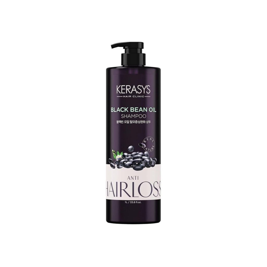 Kerasys Black Bean Oil Shampoo 1 L - Kbazar - Korean Cosmetics Store