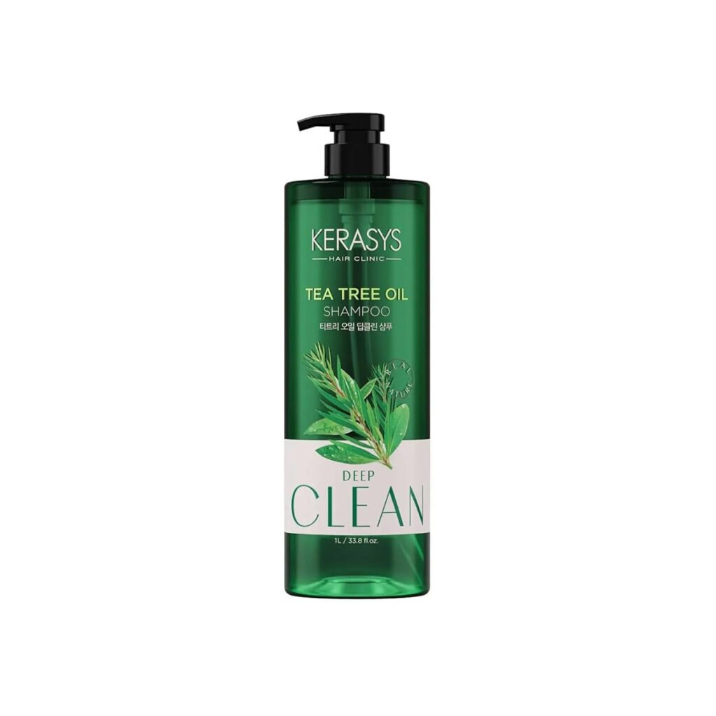 Kerasys Hair Clinic Tea Tree Oil Shampoo 1L - Kbazar - Korean Cosmetics Store