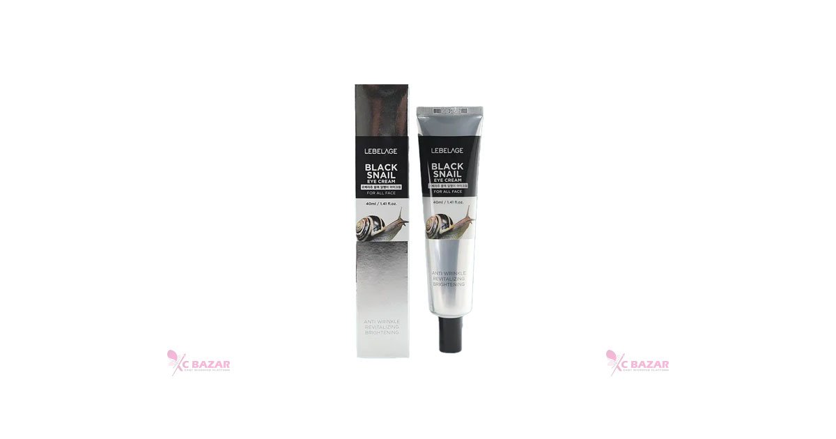 Lebelage Black Snail Eye Cream EX 40ML - Kbazar - Korean Cosmetics Store