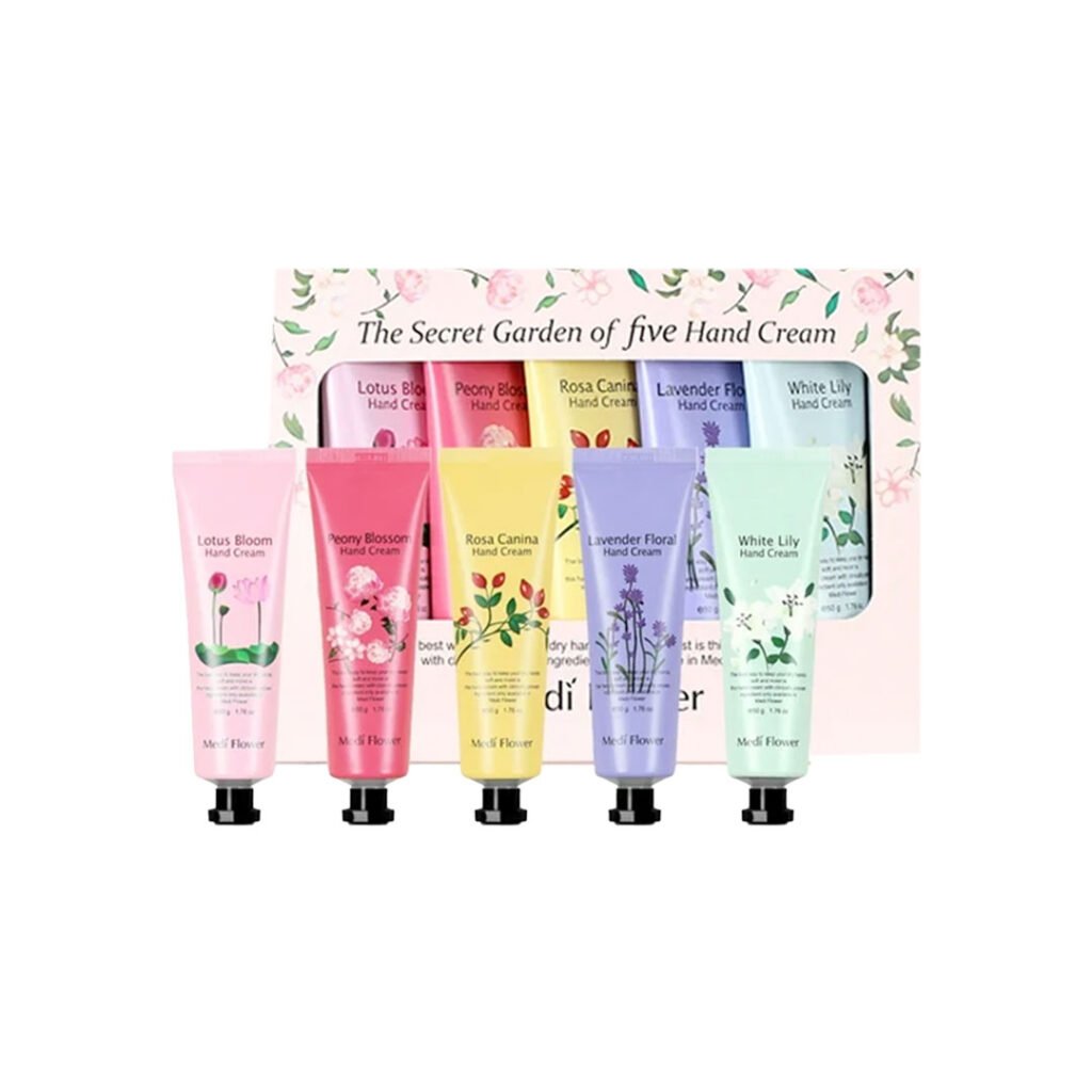 MediFlower The Secret Garden Of Five Hand Cream (5*50g) - Kbazar Korean Cosmetics Store