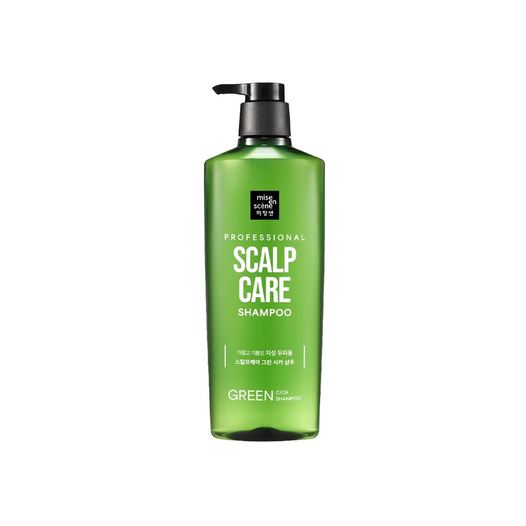 Mise En Scene Scalp Care - Green cica Shampoo 680 ml - Kbazar Korean Cosmetics Store