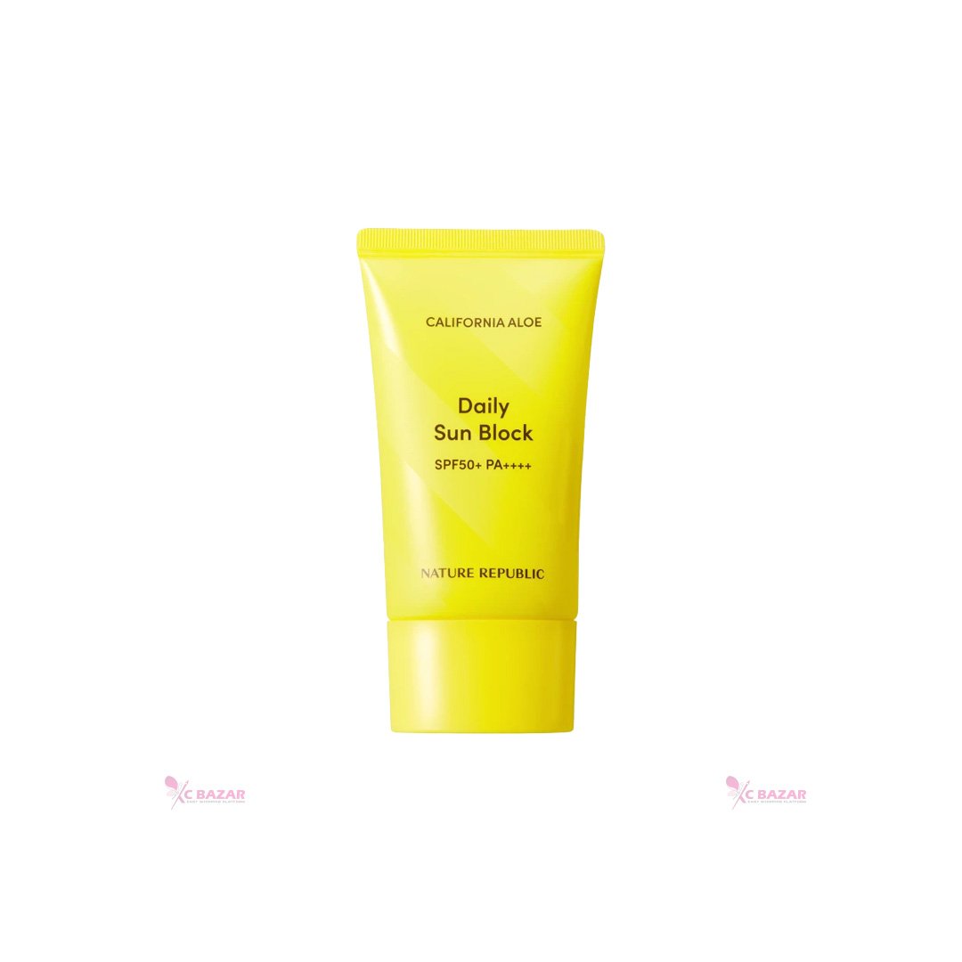 Nature Republic California Aloe Daily Sun Block SPF50+ PA++++ 57 ml Price in Bangladesh | Kbazar