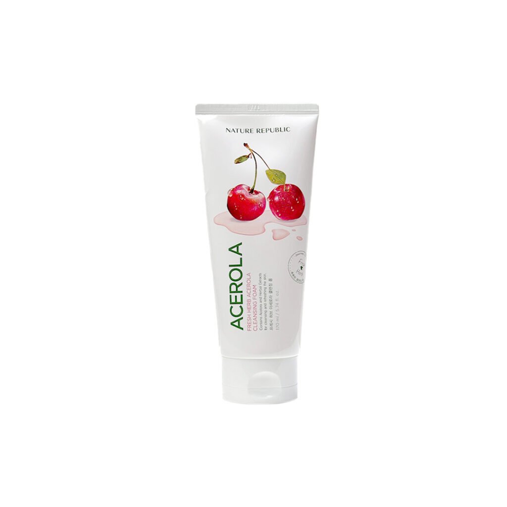 Nature Republic Fresh Herb Cleansing Foam 170 ml – ACEROLA face cleanser or face wash price in Bangladesh at Kbazar