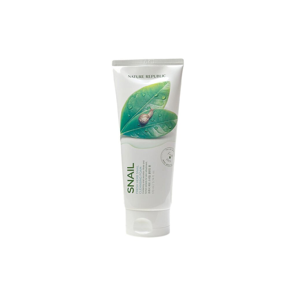 Nature Republic Fresh Herb Cleansing Foam 170 ml – SNAIL - Kbazar - Korean Cosmetics Store