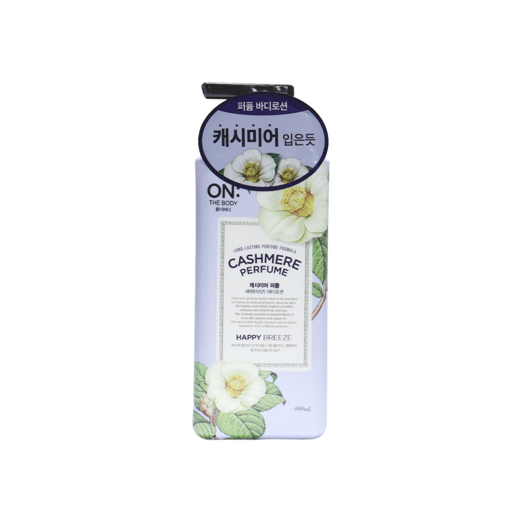 On the body Cashmere Perfume Happy Breeze 400 ml - Kbazar - Korean Cosmetics Store