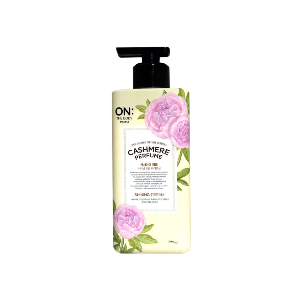 On the body Cashmere Perfume – Shining Dream Body Lotion 400 ml - Kbazar - Korean Cosmetics Store