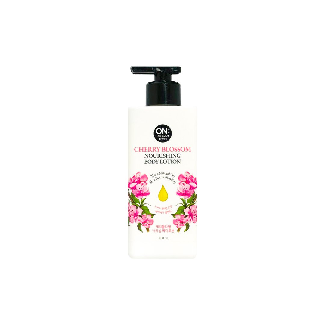 On the body Cherry Blossom Nourishing Body Lotion 400 ml - Kbazar - Korean Cosmetics Store
