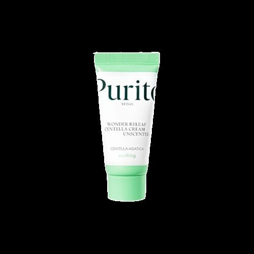 PURITO Wonder Releaf Centella Cream Unscented 15ml mini - Kbazar Korean Cosmetics Store