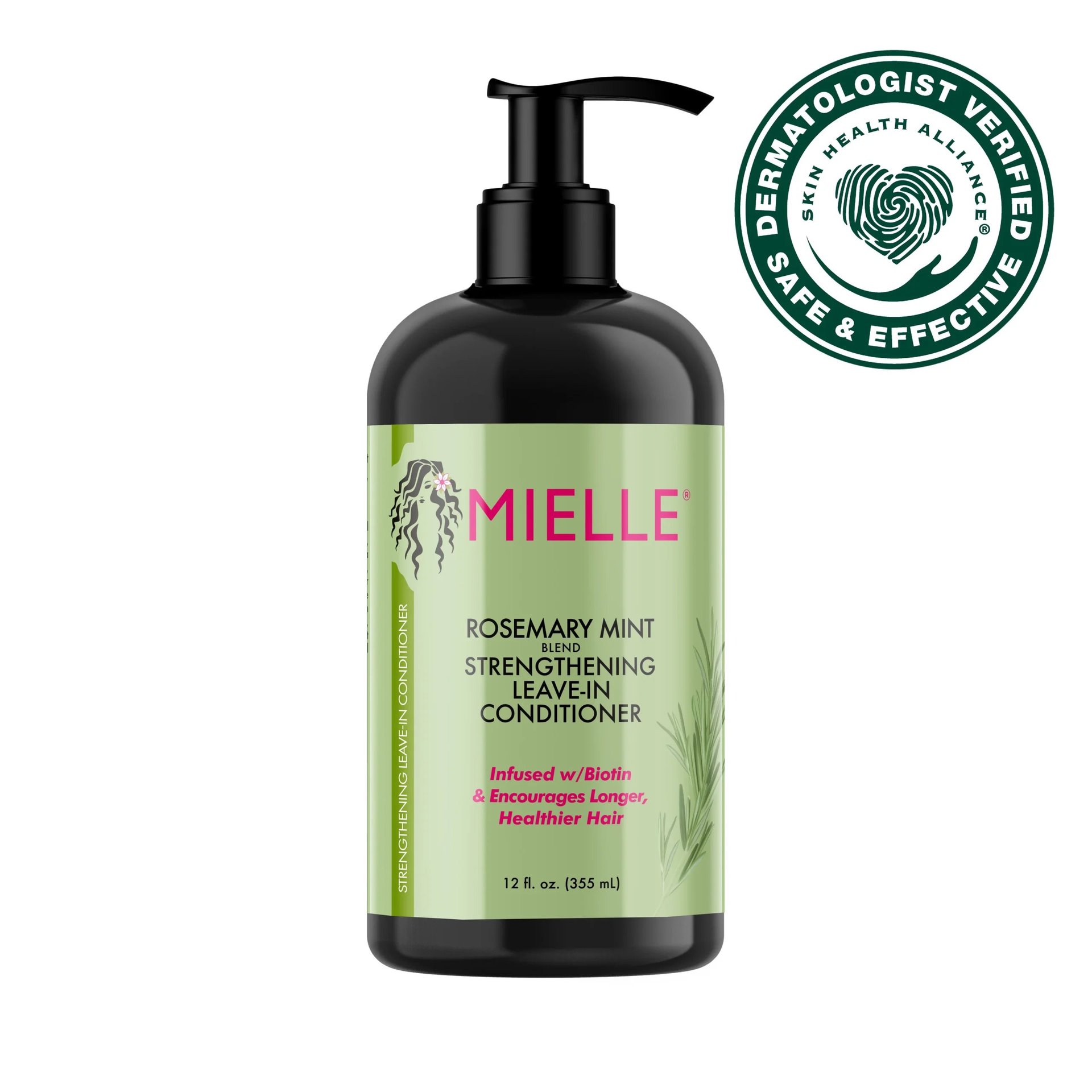 Mielle Rosemary Mint Strengthening Leave-In Conditioner 355ml - Kbazar Korean Cosmetics Store