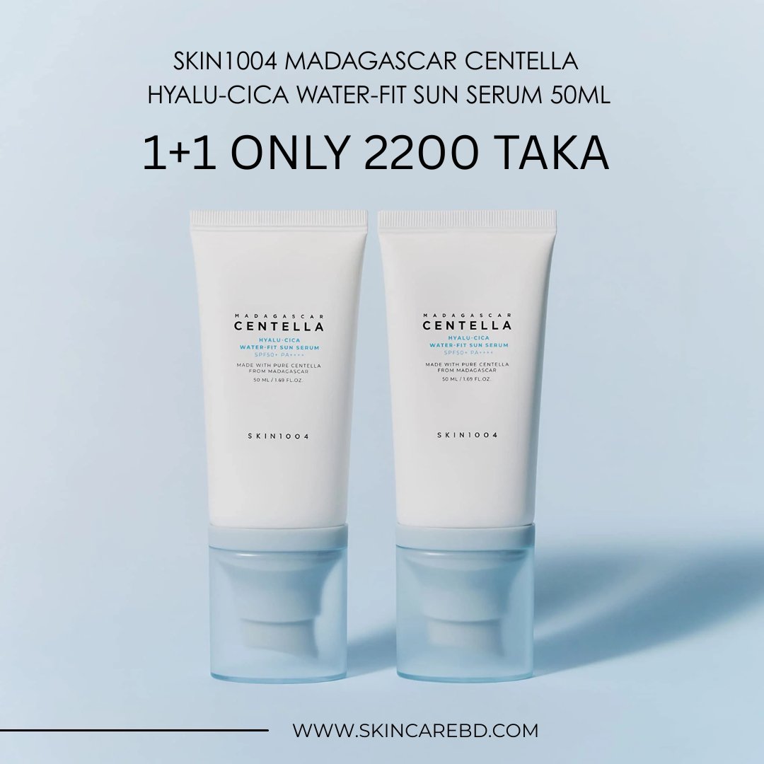 Skin1004 Madagascar Centella Hyalu-Cica Water-Fit Sun Serum 50ml 1+1 Price in Bangladesh | Kbazar