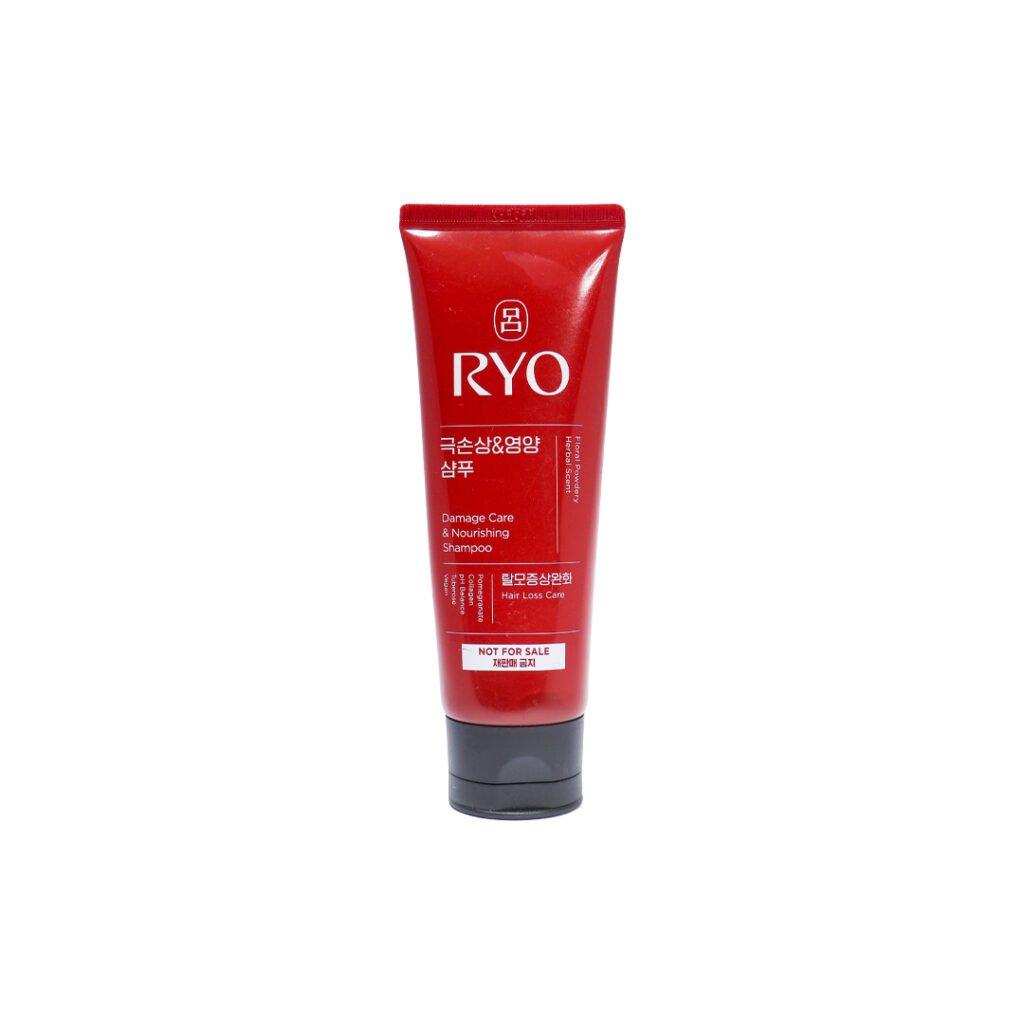 Ryo Damage Care & Nourishing Shampoo – Floral Powdery Herbal Scent 112 ml - Kbazar - Korean Cosmetics Store